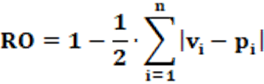 Rose equation of proportionality of the electoral system; Rose Index; Equação Rose de proporcionalidade do sistema eleitoral; Índice Rose